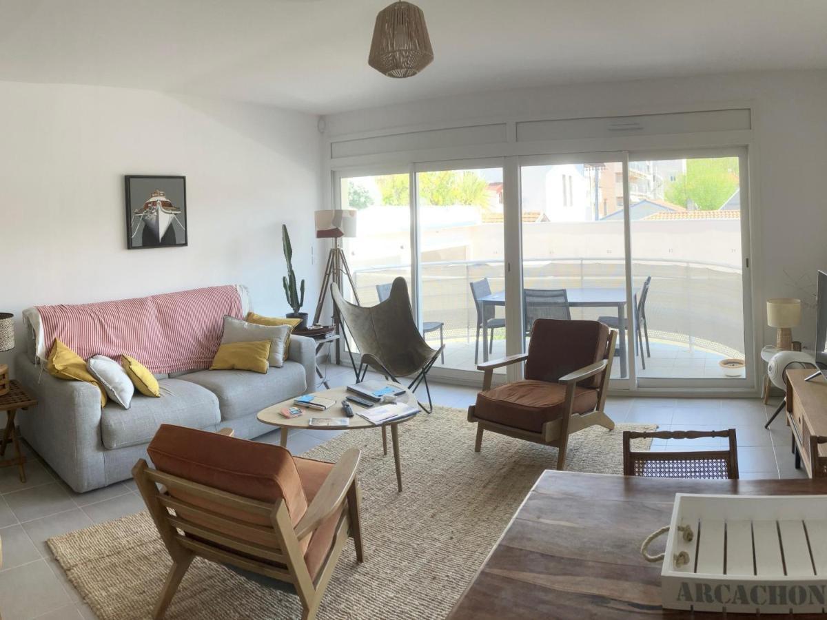 T3 En Centre D'Arcachon, 2 Min Plage, 5 Min Gare, Balcon, Parking Securise, Wifi, Menage Inclus - Fr-1-374-193 Exterior foto